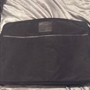 COACH Black Laptop Bag with Sleek Design and Durable Construction